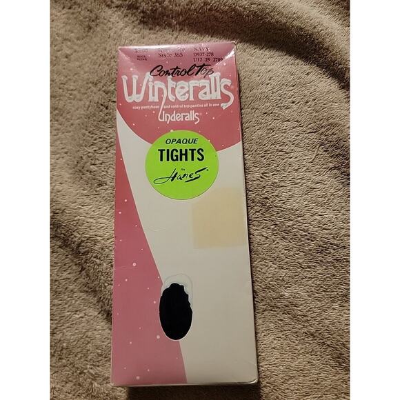 Winteralls Pantyhose & Control Top Panties‎ All In One Navy Size Queen - Picture 1 of 7